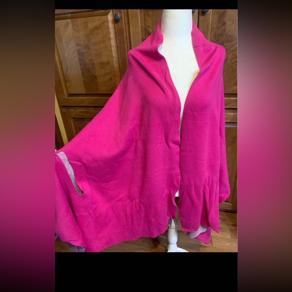 Chico's Vibrant Pink Women's Poncho